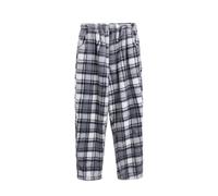 Foweknow Kariert Hosen Herren Baggy Freizeithose Lang Weitem Bein Flanell Pyjamahose Mit Bündchen Sweathose Verstellbare Kordelzug Schlafanzughose Sporthose Bequem Thermo Relaxhose Loungewear