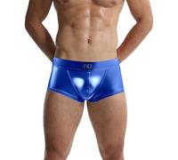 Foweknow Metallic String Tanga Männer Glitzer Slips Herren Low Rise Unterhosen Glänzend Sexy Unterwäsche Mit Eingriff Stringtanga Nachtclub Party Tangaslip Männer Erotische Mini Boxer Briefs