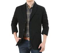 Foweknow Sakko Herren Sportlich Anzugjacke Einfarbige Umlegekragen EIN-Knopf Blazer Einfachheit Modische Sweatjacke Modern Freizeitjacke Arbeitsjacke Streetwear Outdoorjacke