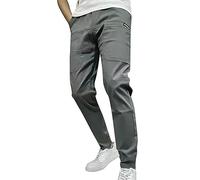 Foweknow Sommer Jogginghose Herren Lang Baggy Sweatpants Einfarbige Leichte Trainingshose Weites Bein Atmungsaktiv Leichte Chinohose Sporthose Breite Track Pants Mit Kordelzug Taschen
