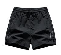 Foweknow Sport Shorts Herren Turnhose Herren Kurz Atmungsaktiv Bodybuilding Shorts Fitness Training Sporthose Schnelltrocknende Leicht Sweatshorts Outdoorhose Bequeme Casual Sommerhose