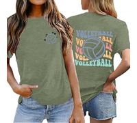 Foweknow Tshirt Damen Sommer Mit Aufdruck Coole Shirts Kurzarm Lässige Lustiges Oberteile Teenager Mädchen Sportshirt Locker Basic Blusenshirt Atmungsaktiv Leichte Damenbluse