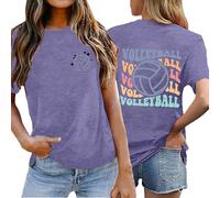 Foweknow Tshirt Damen Sommer Mit Aufdruck Coole Shirts Kurzarm Lässige Lustiges Oberteile Teenager Mädchen Sportshirt Locker Basic Blusenshirt Atmungsaktiv Leichte Damenbluse