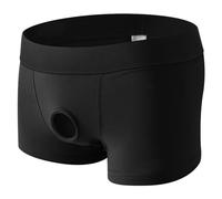 Foweknow Unterwäsche Männer Herren Mit O-Ring Clubwear Mini Swinger Höschen Slips Schritt Offen Sexy Boxershorts Sissy Lustige Gay Retroshorts Baumwolle Reizwäsche Trunk Unterhosen