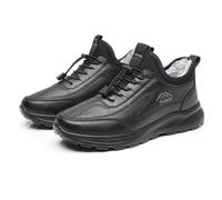 Foweknow Winterschuhe Herren Hoch Verdickte Warm Trekkingstiefel Gefüttert Schneestiefel Leather Outdoorschuhe Mit Schnürung Walkingschuhe wasserdichte Wanderstiefel Dicker Sohle Outdoorschuhe