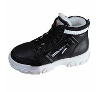 Foweknow Winterstiefel Damen Gefüttert Wasserdicht Kurzschaft Stiefel Winter Sneakers Mit Plattform Erhöhter Oberschuhhöhe Flauschiger Innenfutter Schnürsenkel Winterboots Elegant Warme Stiefeletten
