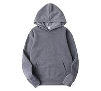 Fowjknww Sweatshirt Modiche Einfarbige Kapuzenpullover Casual Herbst Winter Langarmshirt Warm Bequeme Hoodie Unisex Outdoor Streetwear Kleidung Sportliches Einfachheit Pullover