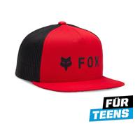 FOX Racing - Kid's Absolute Snapback Mesh Hat - Cap, Gr. One Size, rot (FlameRed)