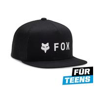 FOX Absolute Mesh Jugend Snapback Kappe, schwarz-weiss