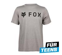 Fox Racing Yth Absolute Ss Tee Windbreaker Unisex Kinder, Grau, S
