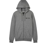 FOX Absolute Zip Hoodie, grau, Größe 2XL für Männer