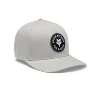 Fox Badge Flexfit Hat S/M light grey