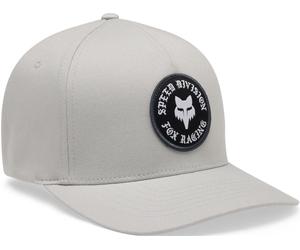 FOX Badge Flexfit Kappe, hellgrau, Größe L/XL