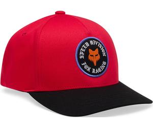 FOX Badge Jugend Snapback Kappe, rot