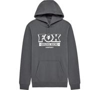 FOX BANNER FLEECE Pullover dark shadow grau XL