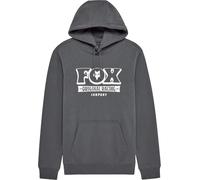 FOX Banner Hoodie, dunkelgrau/weiß, S