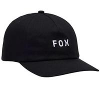 fox wordmark cap schwarz