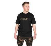 Fox - Black/Camo Logo T-Shirt - L
