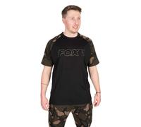Fox - Black/Camo Outline T-Shirt - S