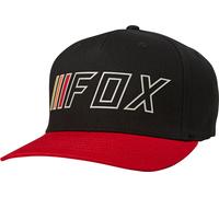 FOX Brake Check Flexfit Kappe, schwarz-rot, Größe S M für Männer