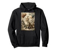 Fox Cottagecore Birthday Graphic Boys Girls Teen Pullover Hoodie