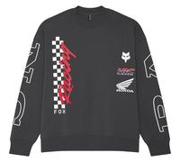FOX X ONDA OVERSIZED PLEECE CREW Pullover dark shadow grau XL