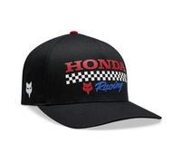 Fox Kappe Honda Flexfit Schwarz Größe S/M