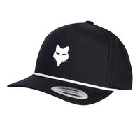 Fox Foxhead Rope Snapback Cap (OS, Black/White)