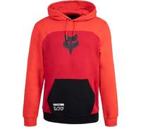 Fox Fracture Paneled Hoody Herren (DE/NL/SE/PL, Alphanumerisch, XL, Regular, Regular, red)