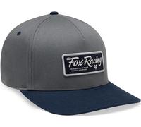 FOX Fuel Flexfit Kappe, grau/blau, Größe S/M