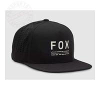 Fox Funktions Snapback Kappe Cap Non Stop Schwarz