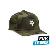 FOX Head Camo 110 Snapback Teens grün