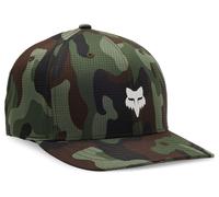 Fox Racing Herren Standard Fox Head Tech Flexfit, Grün Camo, S