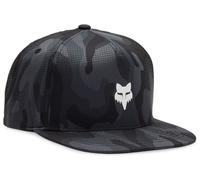 FOX Head Camo Tech Snapback Kappe, dunkles camouflage, Einheitsgröße