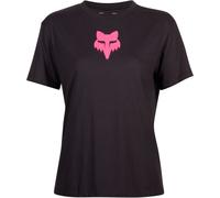 FOX Head Damen T-Shirt, schwarz-pink, Größe L
