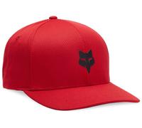 Fox Racing Herren Standard Fox Head Tech Flexfit Mütze, Feuerrot, S