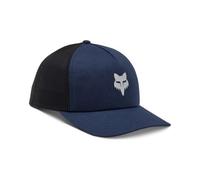 fox head trucker cap navy blue herren