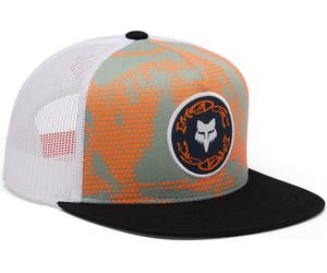 Fox Head Youth Image Print Snapback Kappe blau/orange/weiß one_size