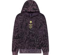 Fox Herren Image Print Fleece Hoodie (Größe L, lila)