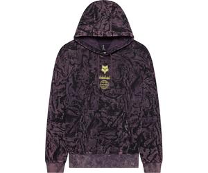 Fox Herren Image Print Fleece Hoodie (Größe L, lila)