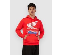 Fox Honda Fleece Hoodie red Herren Gr. L