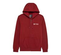 Fox Hoodie ABSOLUTE FLEECE Zip rot schwarz XL