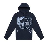 FOX Image Skull Kapuzenpullover blau L