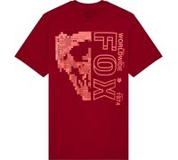 FOX Image Skull Premium T-Shirt, rot, Größe S für Männer