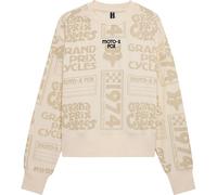 Fox Lady Circa 74 Oversized Fleece Crew Off White L Sweatshirt