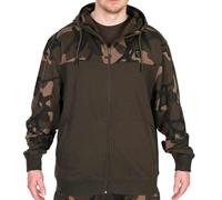 Fox LW Khaki/Camo Split Zip Hoody - Angelpullover