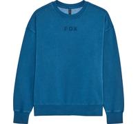 Fox Men's Wordmark Oversized Fleece Crew Twilight M