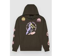 Fox Pro Circuit Oversized Fleece Hoodie military Herren Gr. XL