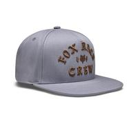 FOX Race Crew Snapback grau