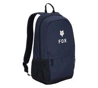 Fox Racing 180 Rucksack, leichte Alltags-Schul- und Reisetasche mit 15-Zoll-Laptophülle, Wasserflaschentasche und gepolsterten Trägern, Mitternachtsblau